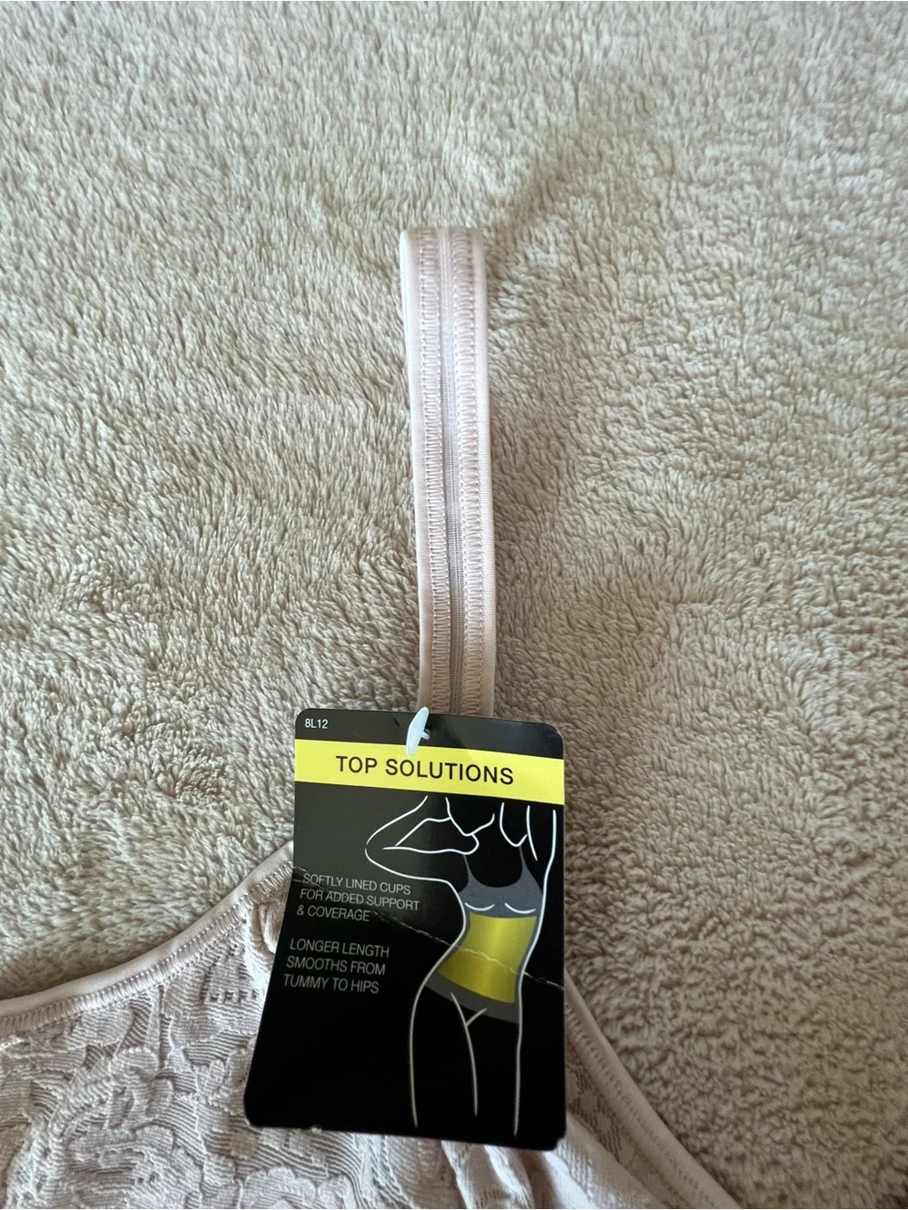 NWT Bali Lace Cami Shapewear in Nude - Picture 5 of 7